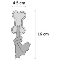 Flamingo Toy Puppy Loekie Elephant & Bone & Ring Mix