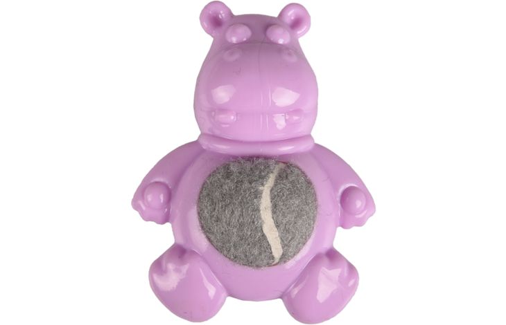 Flamingo Spielzeug Welpe Loekie Nilpferd mit ball Lila