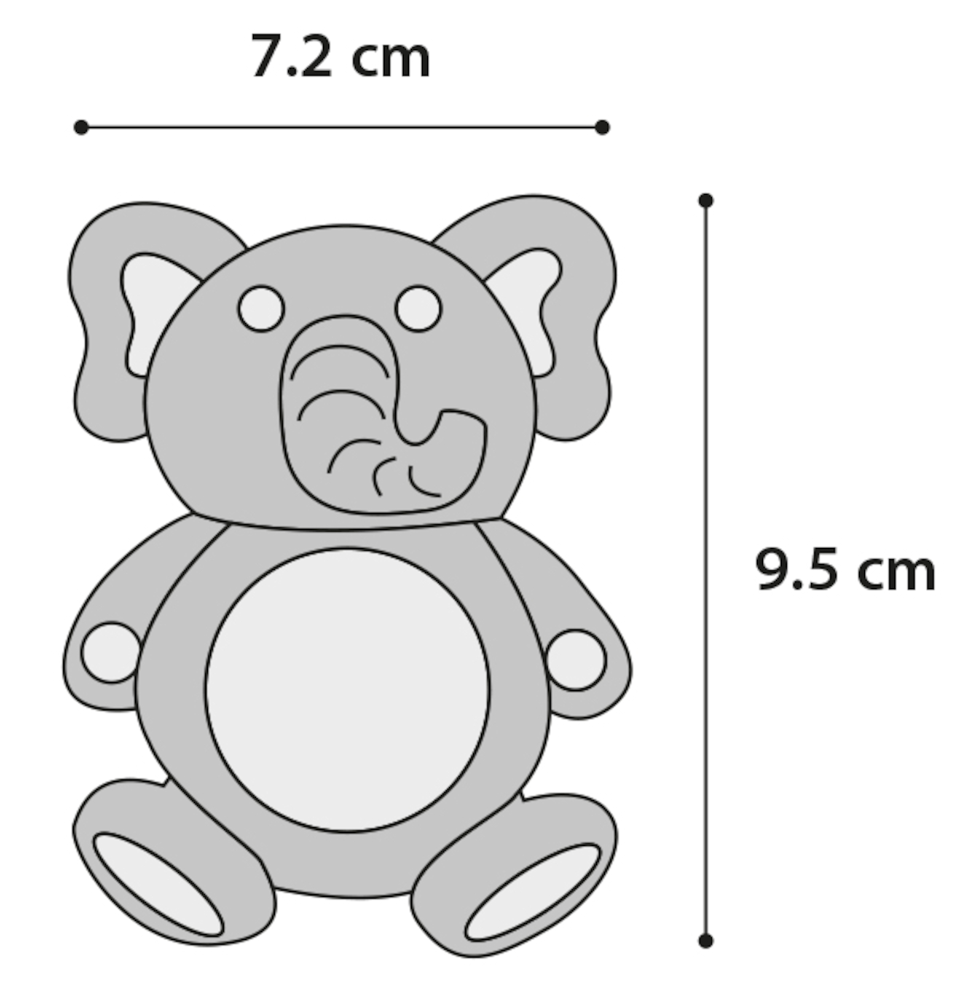 Flamingo Spielzeug Welpe Loekie Elefant mit ball Türkis