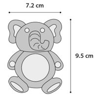 Flamingo Spielzeug Welpe Loekie Elefant mit ball Türkis