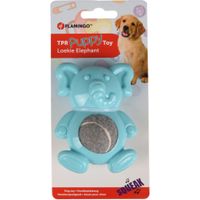 Flamingo Spielzeug Welpe Loekie Elefant mit ball Türkis