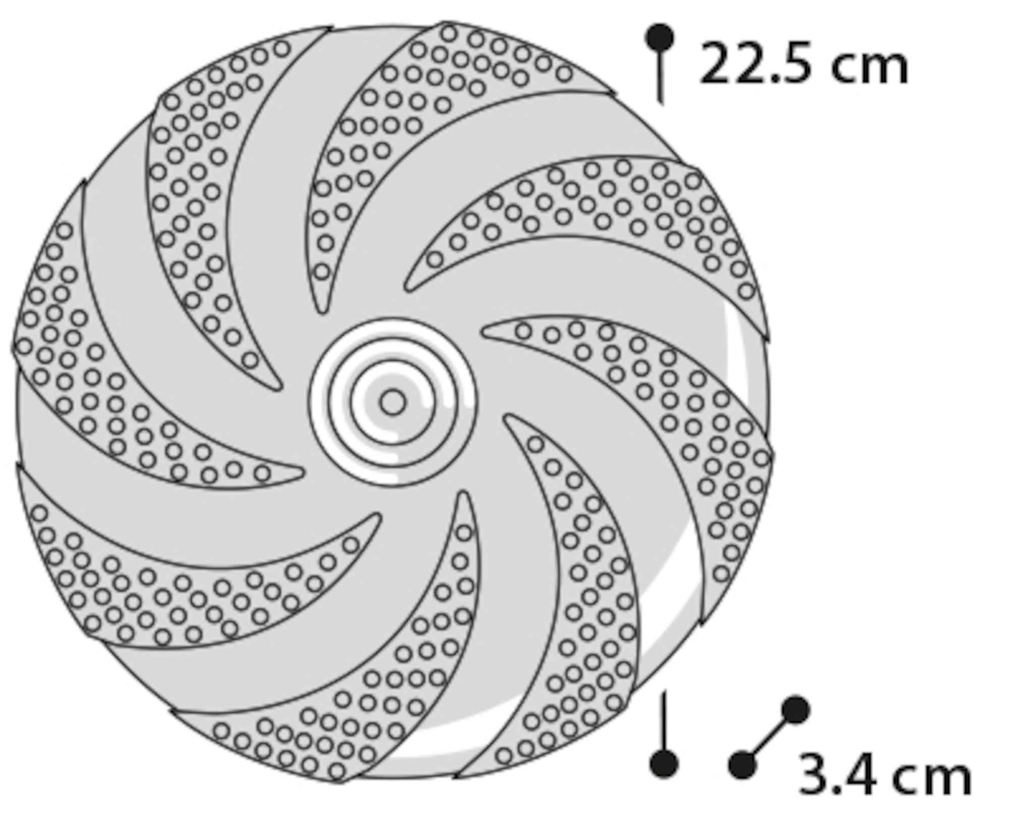 Flamingo Jouet Zaza Frisbee Orange & Rose