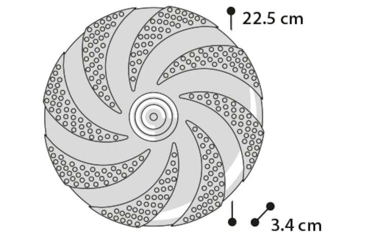 Flamingo Jouet Zaza Frisbee Orange & Rose