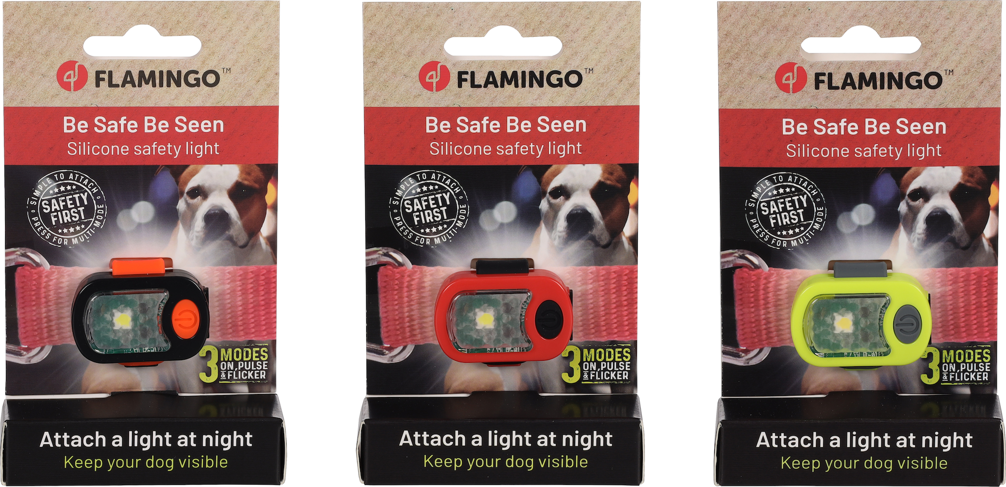 Flamingo Safety light Melvin Multiple colours