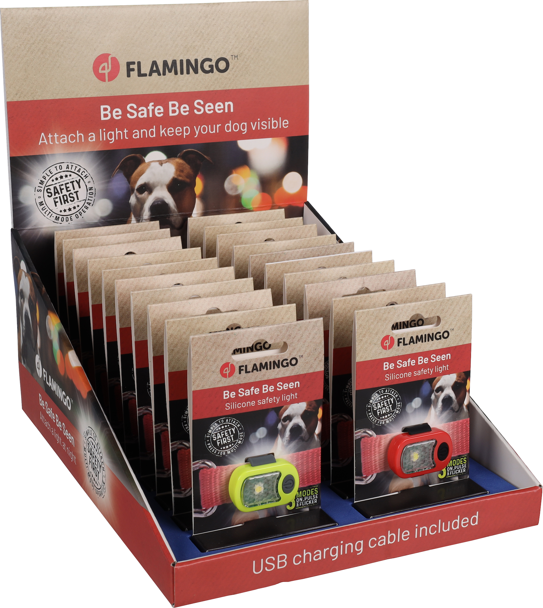 Flamingo Safety light Melvin Multiple colours