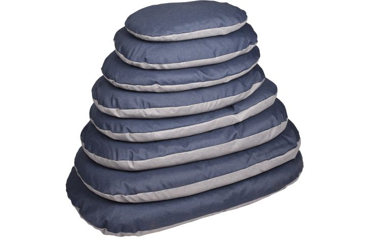 Flamingo Kissen Gora Oval Dunkelblau