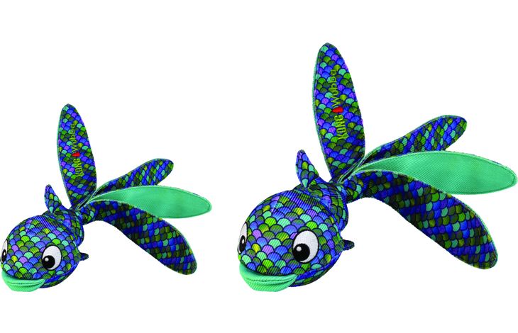Kong® Kong® Speelgoed Wubba Finz Vis Blauw