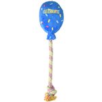 Kong® Toy Occasions Birthday Blue Textile Balloon
