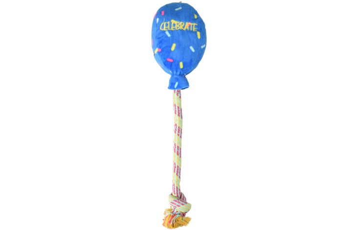 Kong® Kong® Speelgoed Occasions Birthday Blauw Textiel Ballon