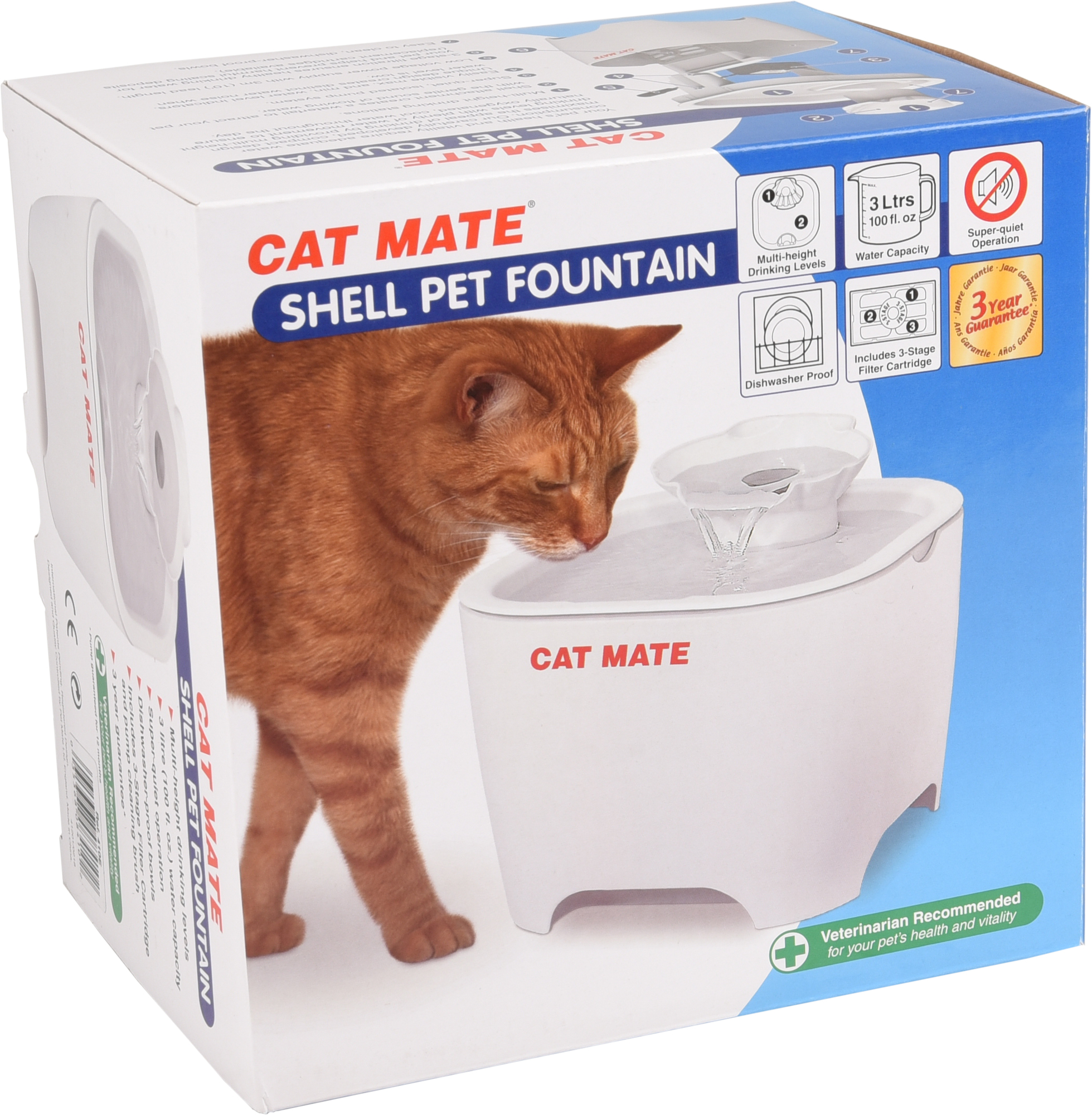 Drinking fountain Cat Mate White 519842 Flamingo Pet Products