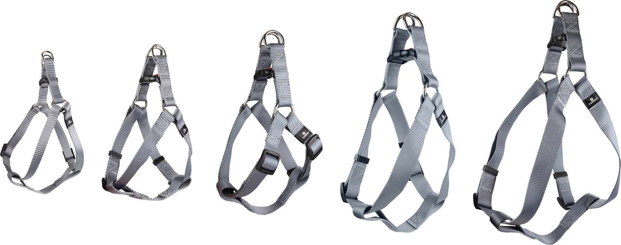 Flamingo Harness Step&Go Ziggi Grey