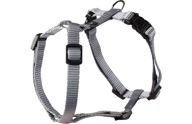 Flamingo Harness H-shape Ziggi Grey