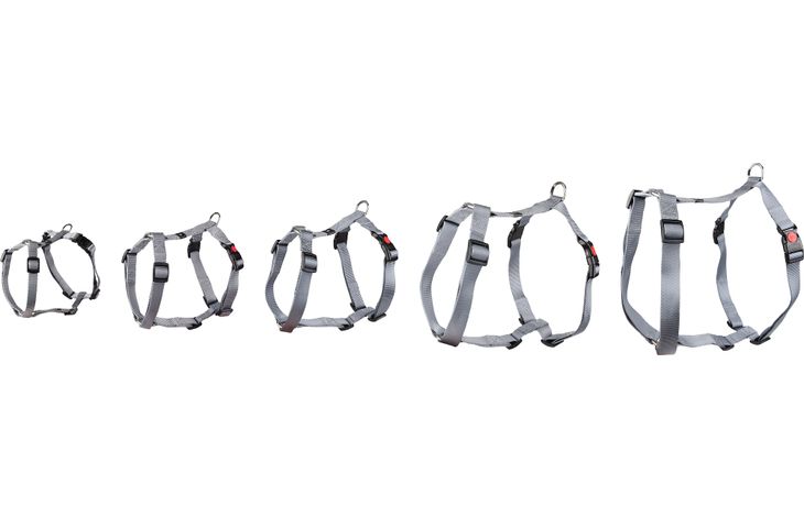 Flamingo Harness H-shape Ziggi Grey