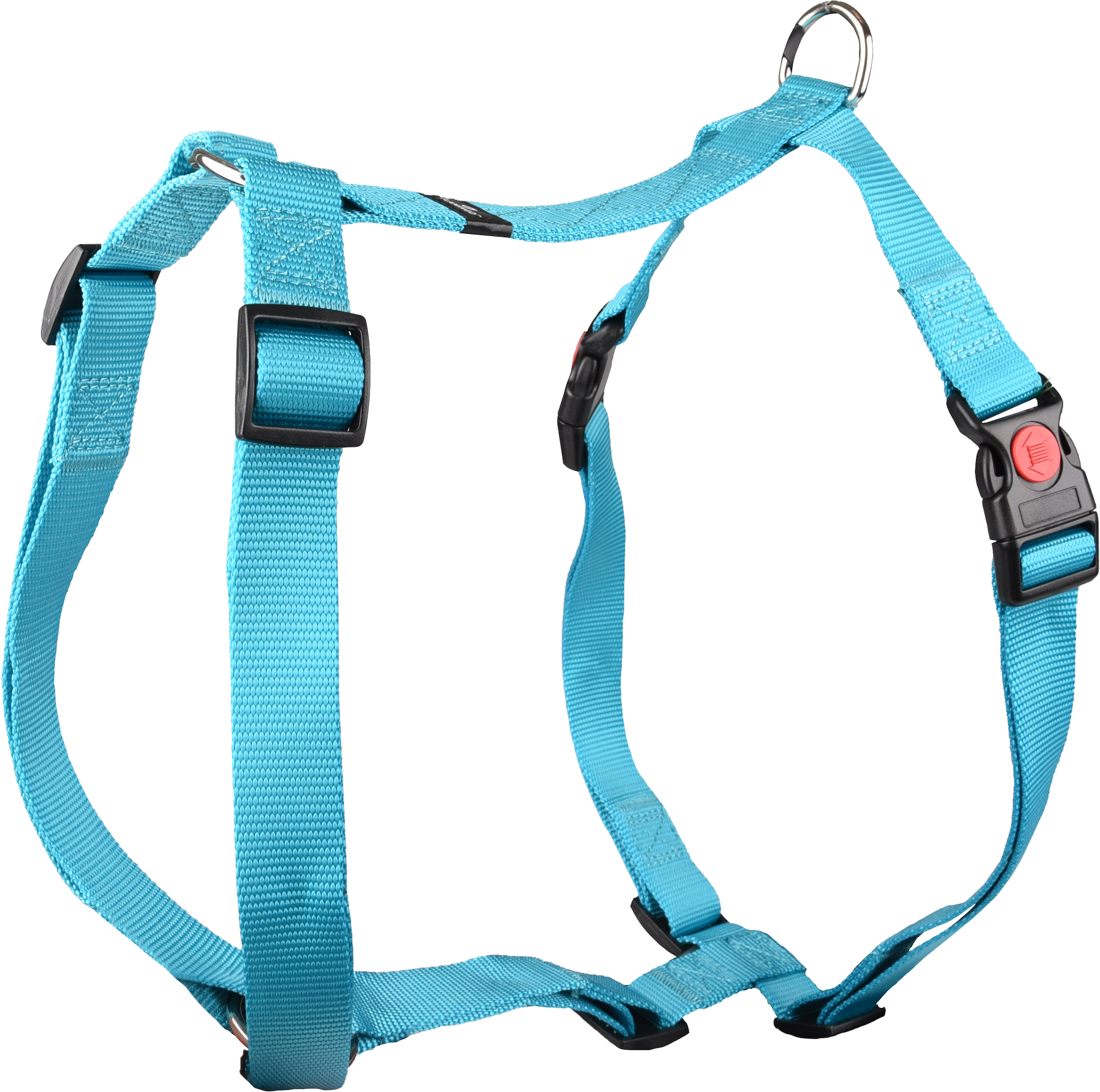 Flamingo Harness H-shape Ziggi Turquoise