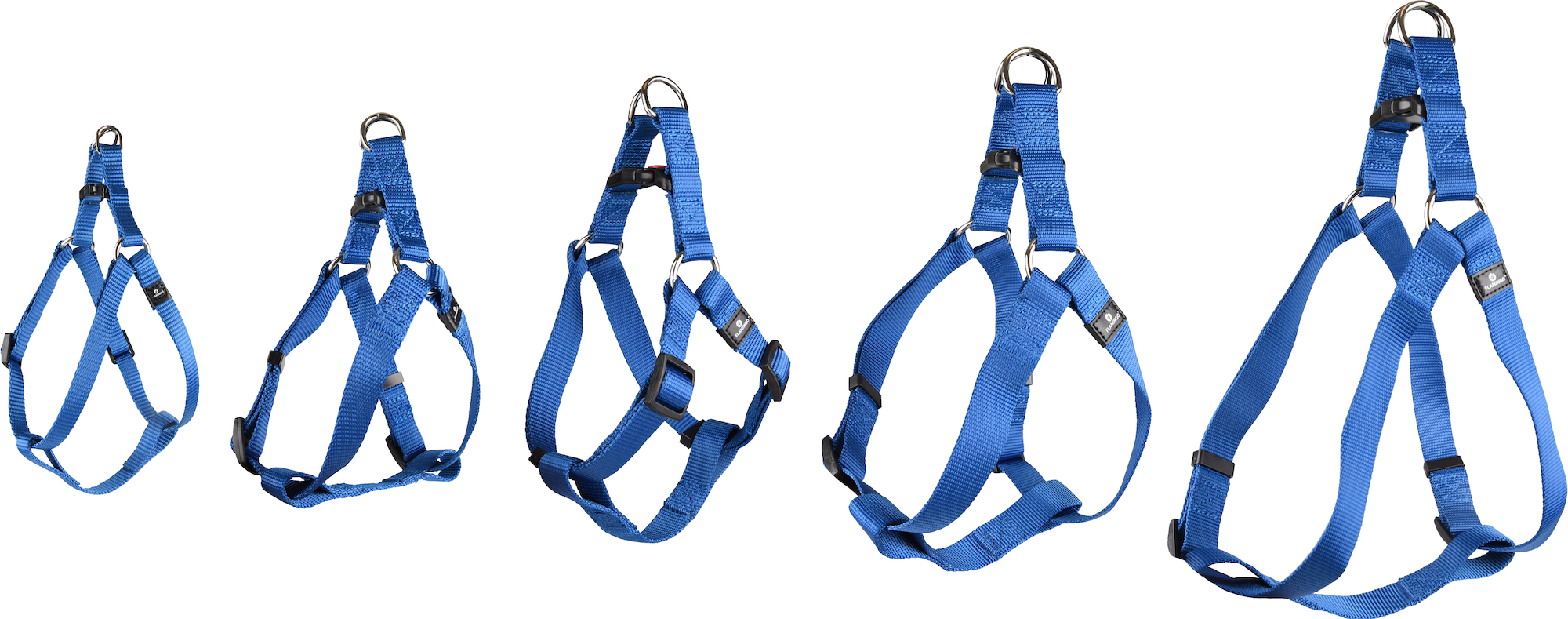 Flamingo Harness Step&Go Ziggi Blue