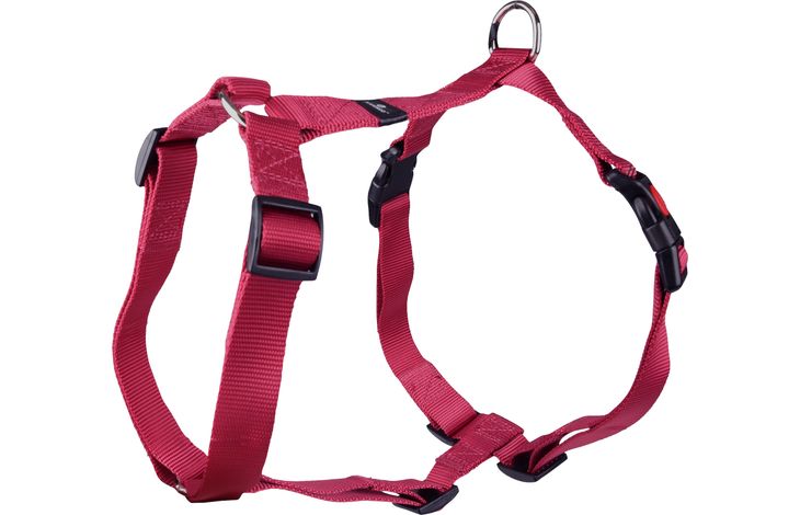 Flamingo Harness H-shape Ziggi Cherry red