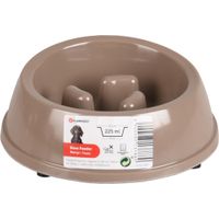 Flamingo Eetpot Slow feeder Mangi Rond Taupe