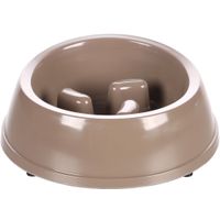 Flamingo Eetpot Slow feeder Mangi Rond Taupe