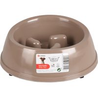 Flamingo Eetpot Slow feeder Mangi Rond Taupe
