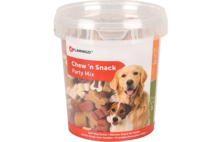 Flamingo Chew'n Snack Koekje met kip & Lam Meerkleurig