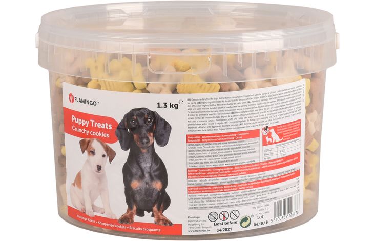 Flamingo Snack Crunch Koekje Puppy treats 