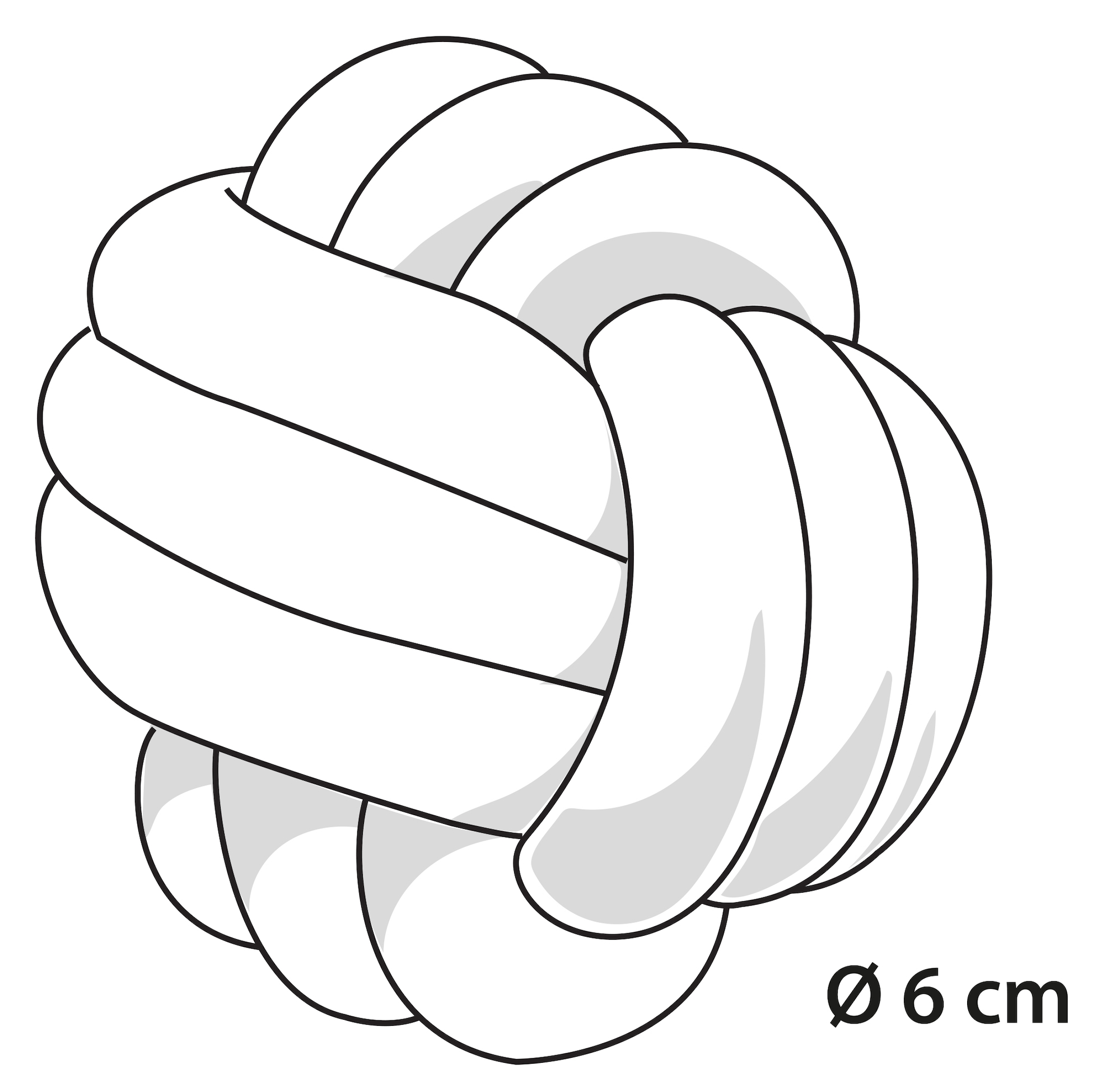 Flamingo Toy Small Dog Cub Knotted ball Ivar Turquoise