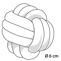 Flamingo Toy Small Dog Cub Knotted ball Ivar Turquoise