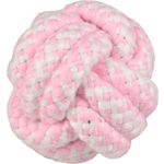 Toy Small Dog Cub Knotted ball Ivar Pink