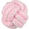 Toy Small Dog Cub Knotted ball Ivar Pink