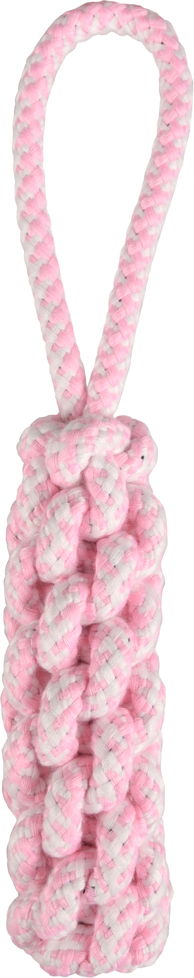 Flamingo Juguete Small Dog Cub Cuerda para tirar & Palo Tejido Ivar Rosa