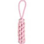 Toy Small Dog Cub Tug rope & Stick Woven Ivar Pink