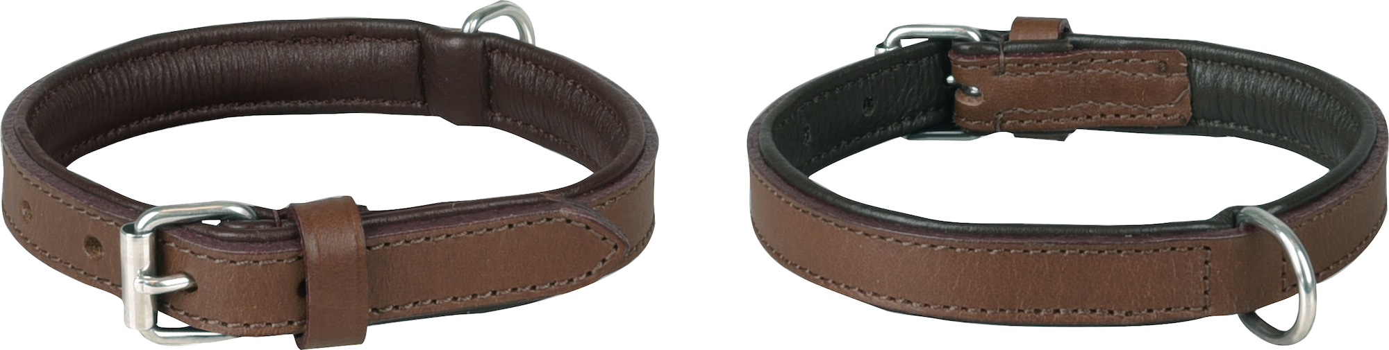 Flamingo Collar Padded Filled Arizona Brown