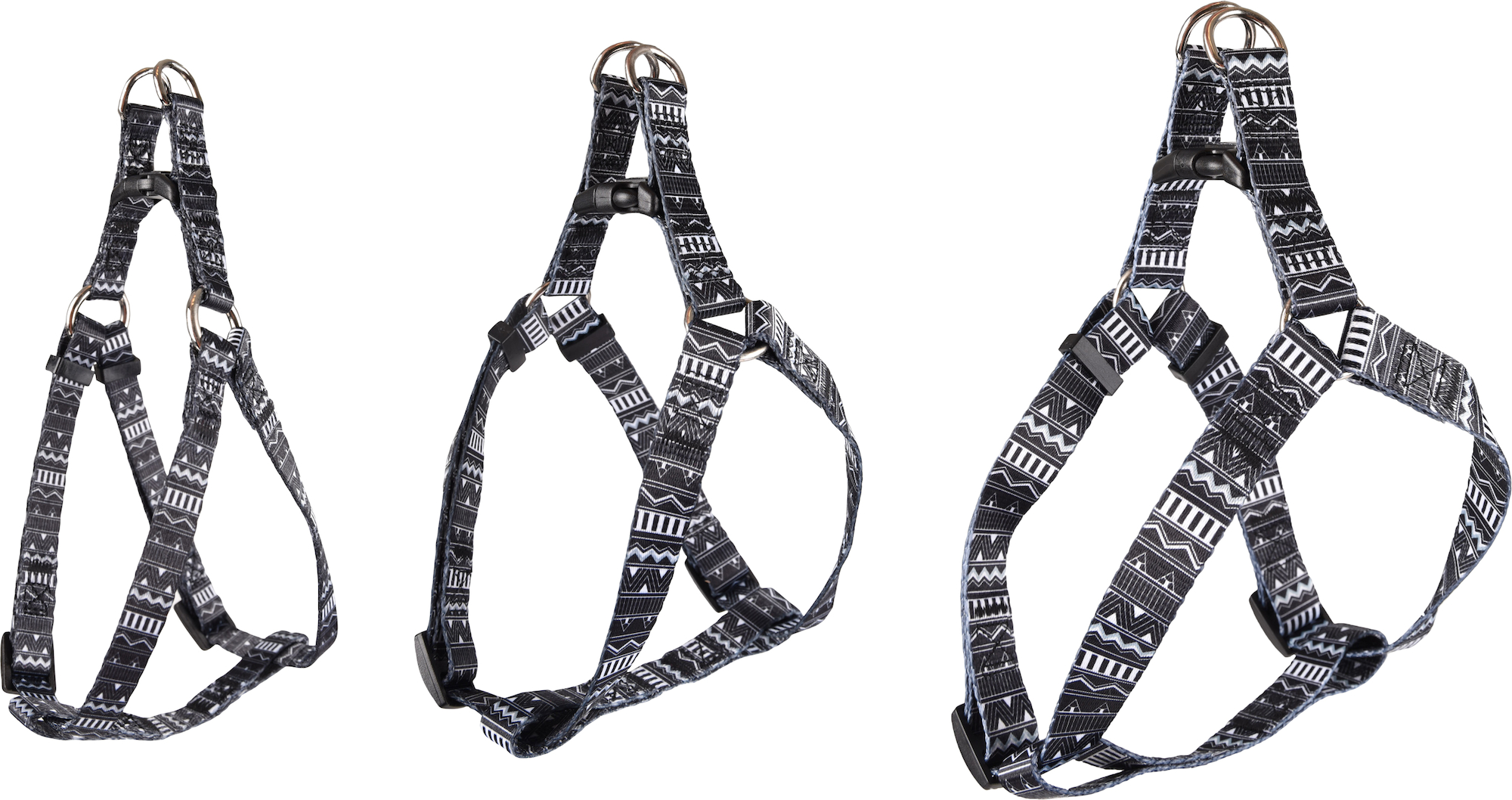 Flamingo Harness Step&Go Sadie Black