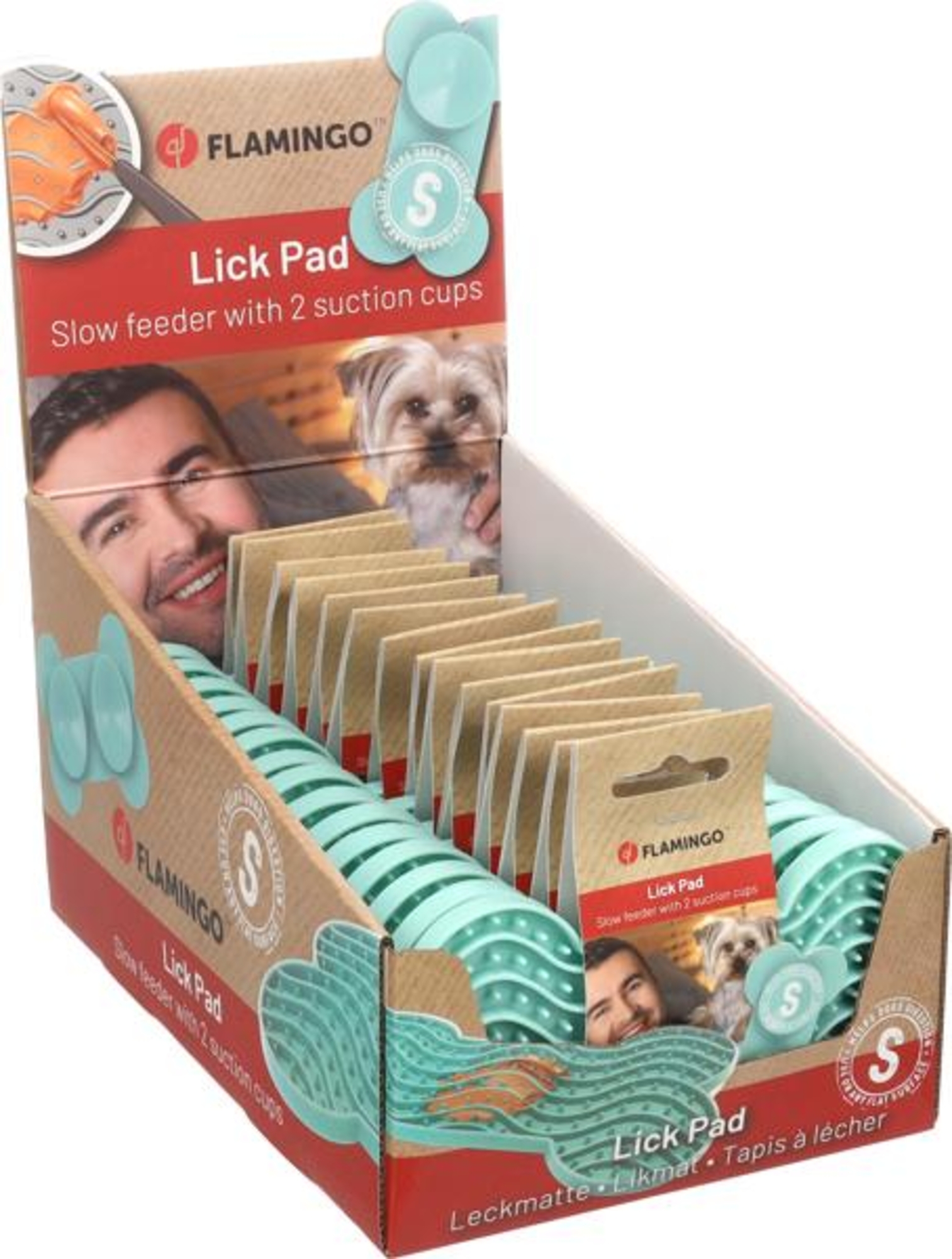 Flamingo Lick pad Yummee Mint green