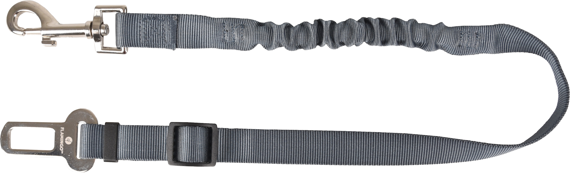 Flamingo Connector for car safety belt Ruka Grey
