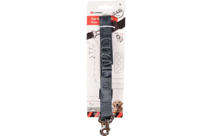 Flamingo Connecteur pour ceinture de sécurité de voiture Ruka Gris