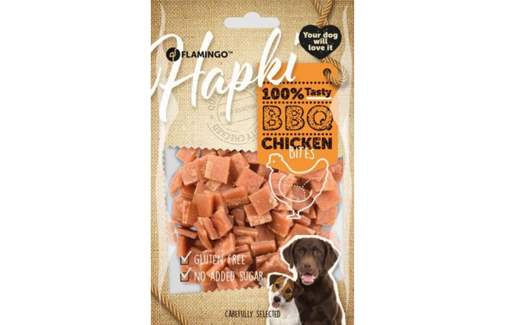 Flamingo Snacks Hapki Barbecued Chunks with chicken 