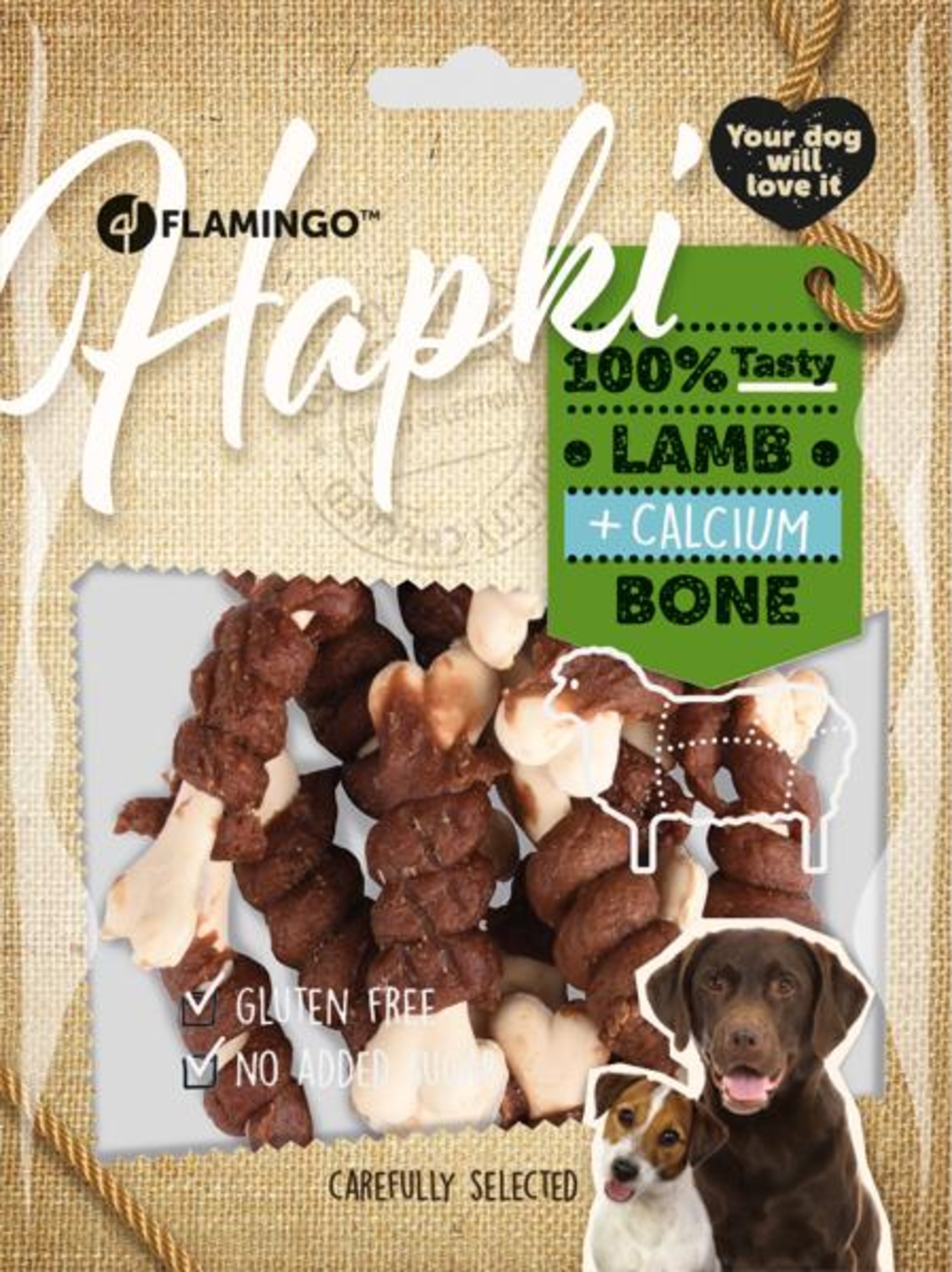 Flamingo Snacks Hapki Calcium bone Lamb 