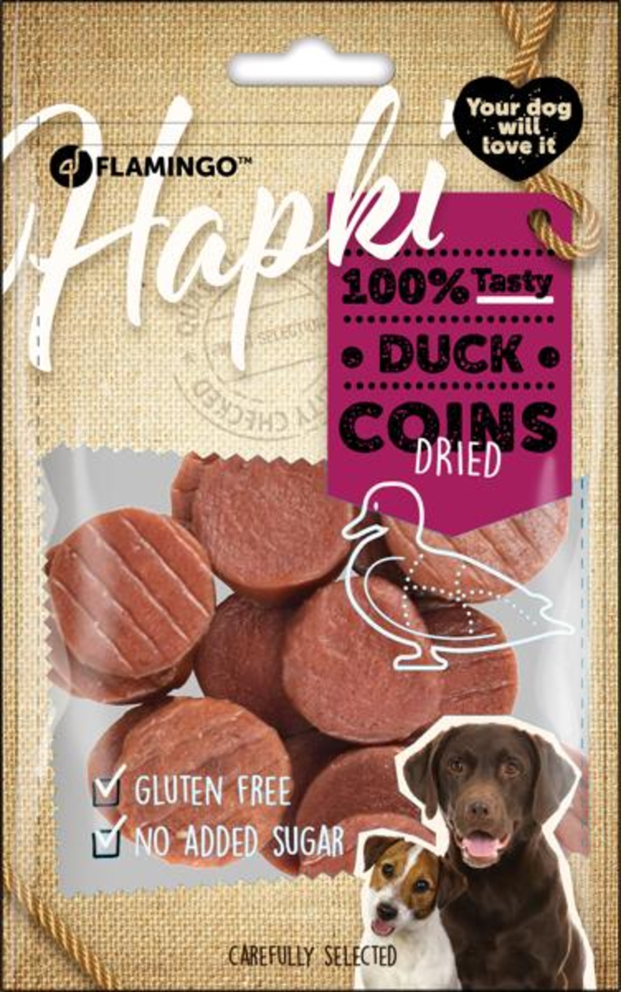 Flamingo Snacks Hapki Chips with duck 