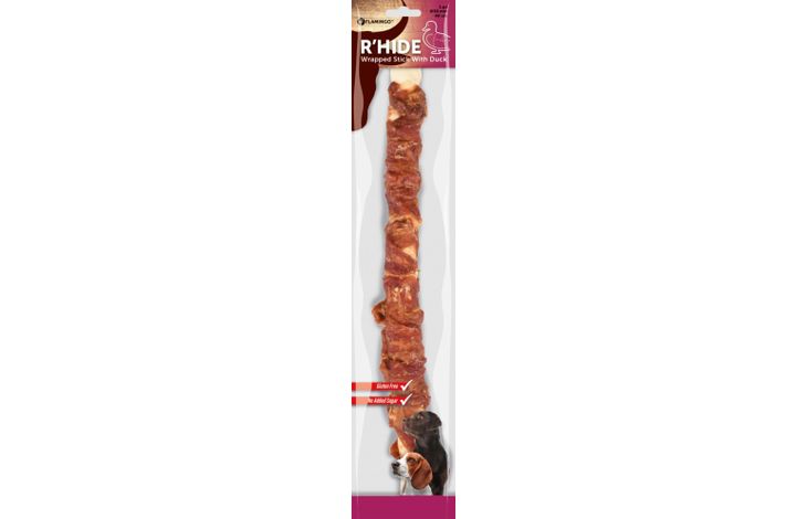 Flamingo Snacks R'Hide Stick  with duck 40cm 190gr