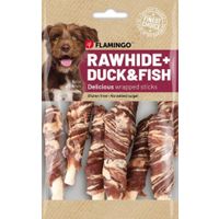 Flamingo Snacks R'Hide Small sticks White with duck & with cod 7-8cm 14gr / 6 pcs 85gr