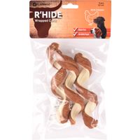 Flamingo Snacks R'Hide Spiral White with chicken 15cm 37gr / 3 pcs 110gr