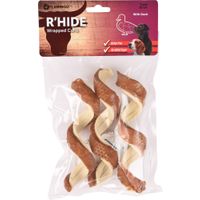 Flamingo Snacks R'Hide Spiral White with duck 15cm 37gr / 3 pcs 110gr