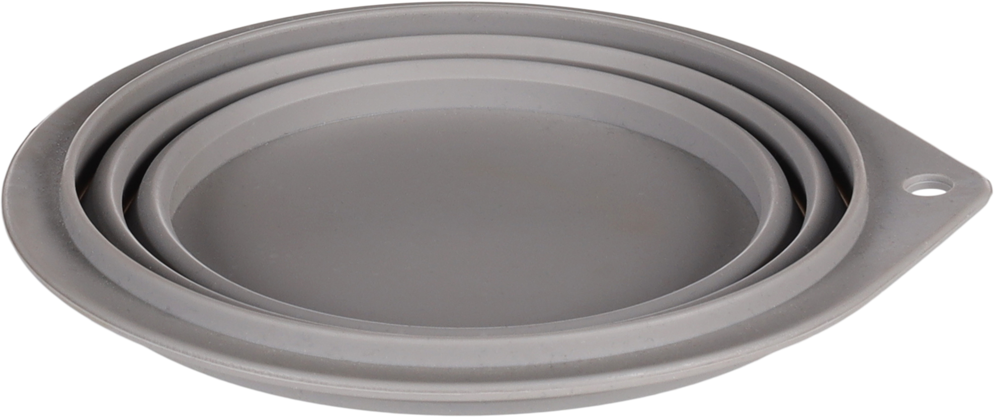 Flamingo Futter- und Trinknapf Falda Rund Grau