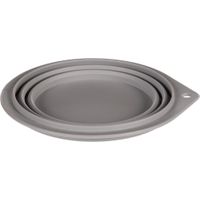 Flamingo Futter- und Trinknapf Falda Rund Grau