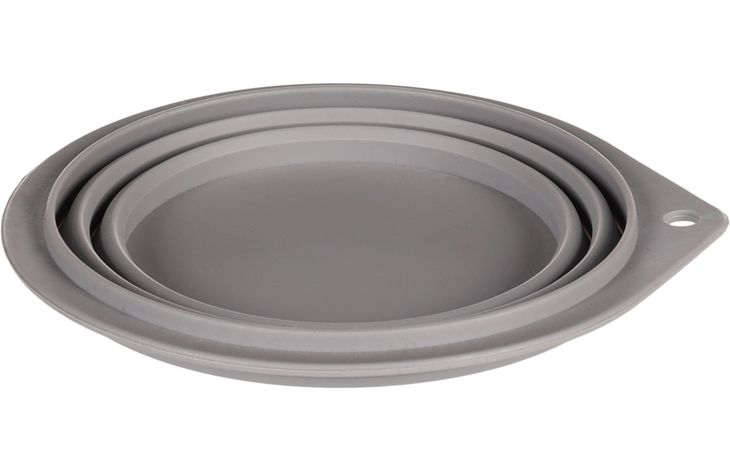 Flamingo Futter- und Trinknapf Falda Rund Grau