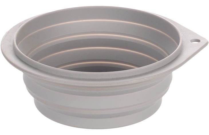 Flamingo Futter- und Trinknapf Falda Rund Grau