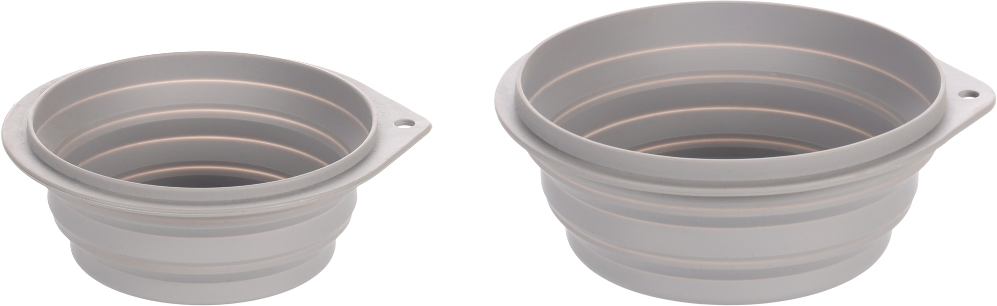 Flamingo Futter- und Trinknapf Falda Rund Grau