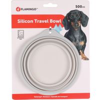 Flamingo Futter- und Trinknapf Falda Rund Grau