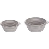 Flamingo Eet- en drinkpot Falda Rond Grijs